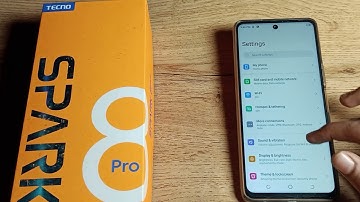 How to Enable Eye Care Mode in Tecno spark 8 Pro phone, brightness setting tecno mobile