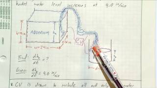 Lec13 Supplement - Unsteady Conservation of Mass Sample Problems