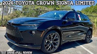 2026 Toyota Crown Signia Limited: TEST DRIVE+FULL REVIEW