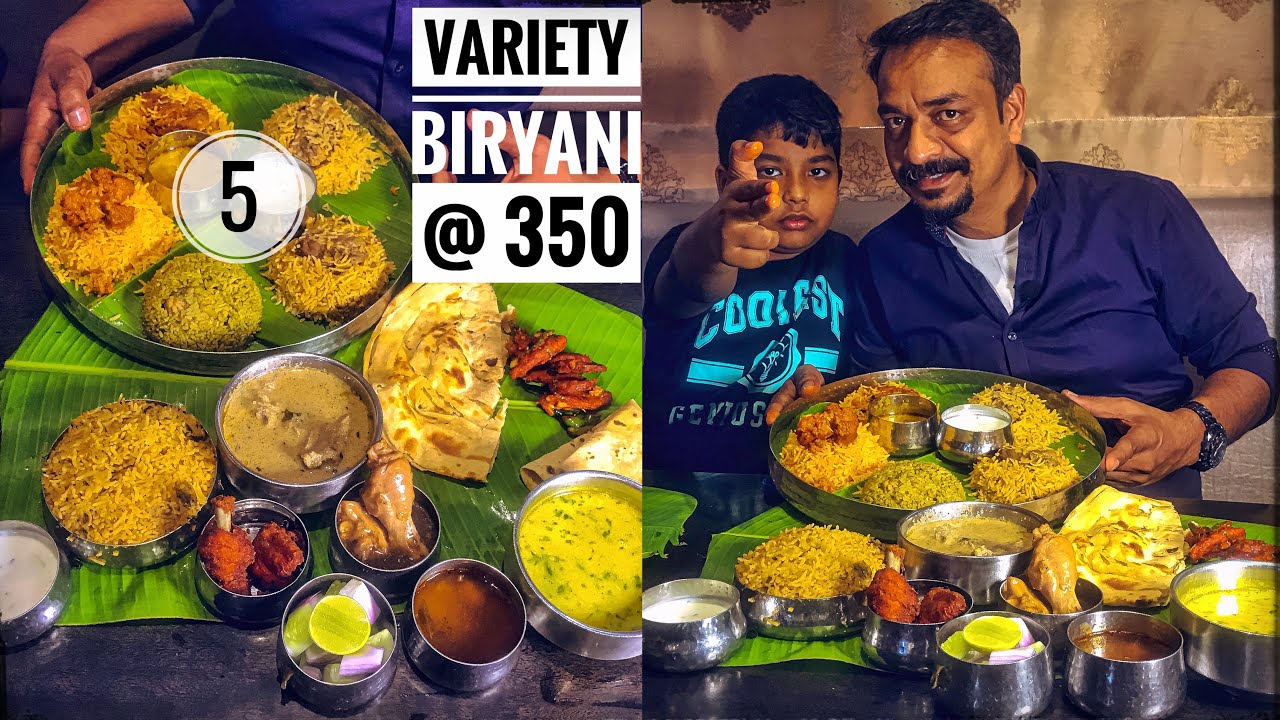 5 வகை பிரியாணி & Unlimited meals @ 350 Nandhana Palace Bangalore || Best Biryani Combo Offer