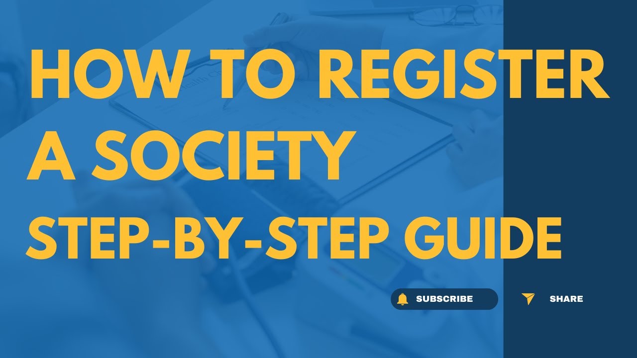 How to Register a Society in India | Step-by-Step Guide