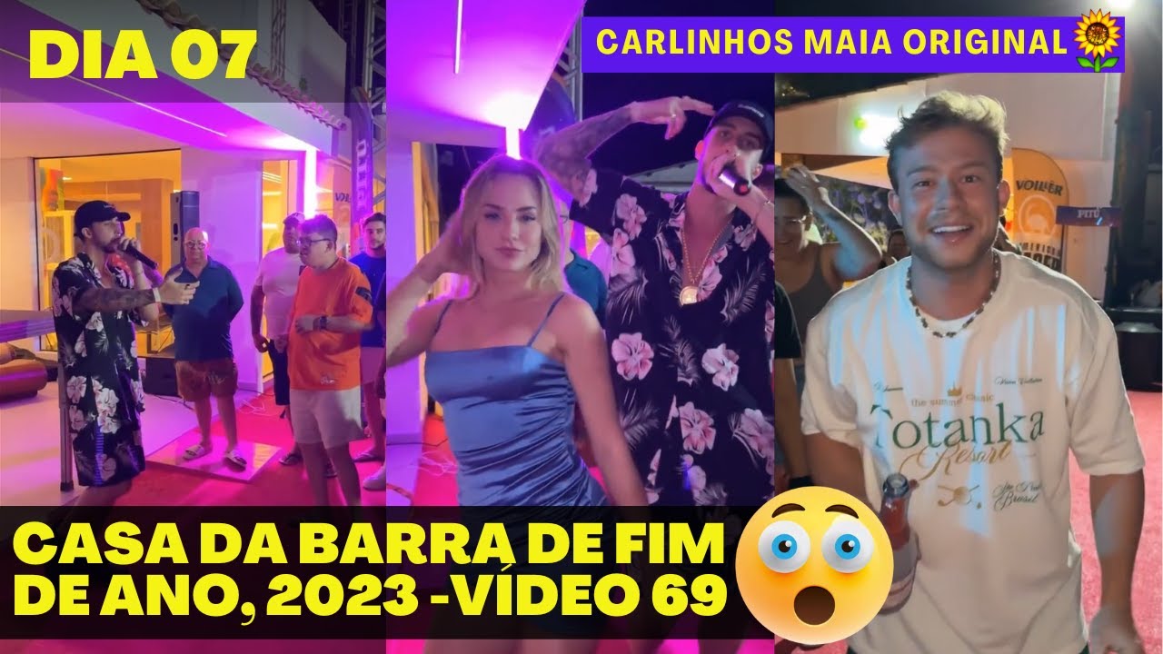ELE AMOU A CASA DA BARRA | CARLINHOS ANUNCIA A ATRAÇÃO DE SEXTA 😍😍 | CARLINHOS MAIA 🌻