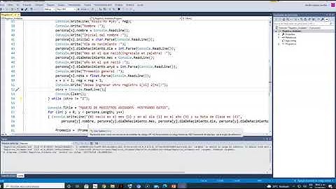 MANEJO DE REGISTROS ANIDADOS CON STRUCT