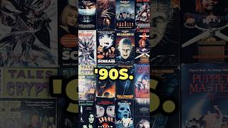 Are 90s horror movies lowkey better than 70s and 80s horror??