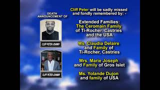 Cliff Peter Johnny ~ Long Obituary