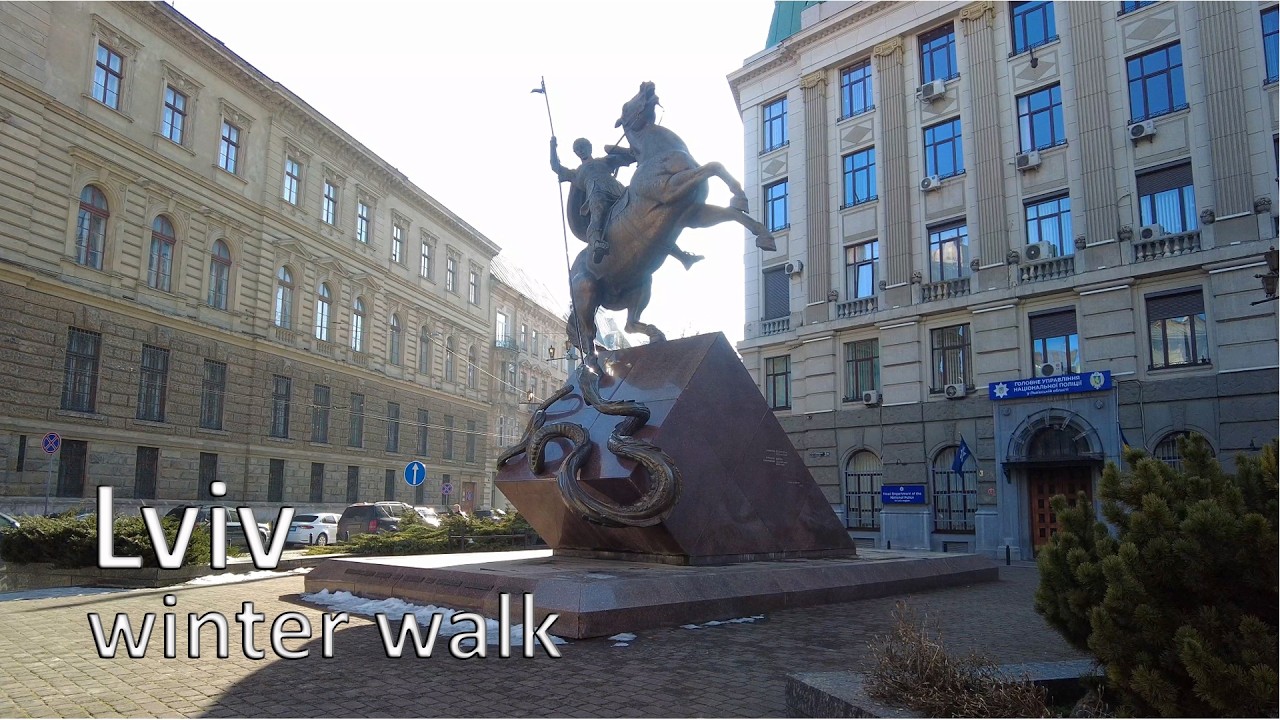 Від Собору Св  Юра до пам'ятника Юрію Змієборцю