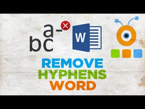 How to Remove Hyphens in Word | How to Remove Hyphenation in Word