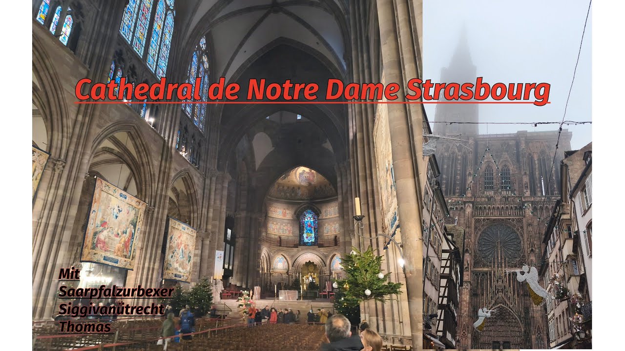 🙏Cathedral de Notre Dame Strasbourg🧑‍🎄Weihnachtspecial 