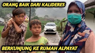 Diguyur Hujan Deras!! Mengantar Orang Baik dari Jakarta Barat ke Rumah Alpayat, Yatim Piatu Pemulung