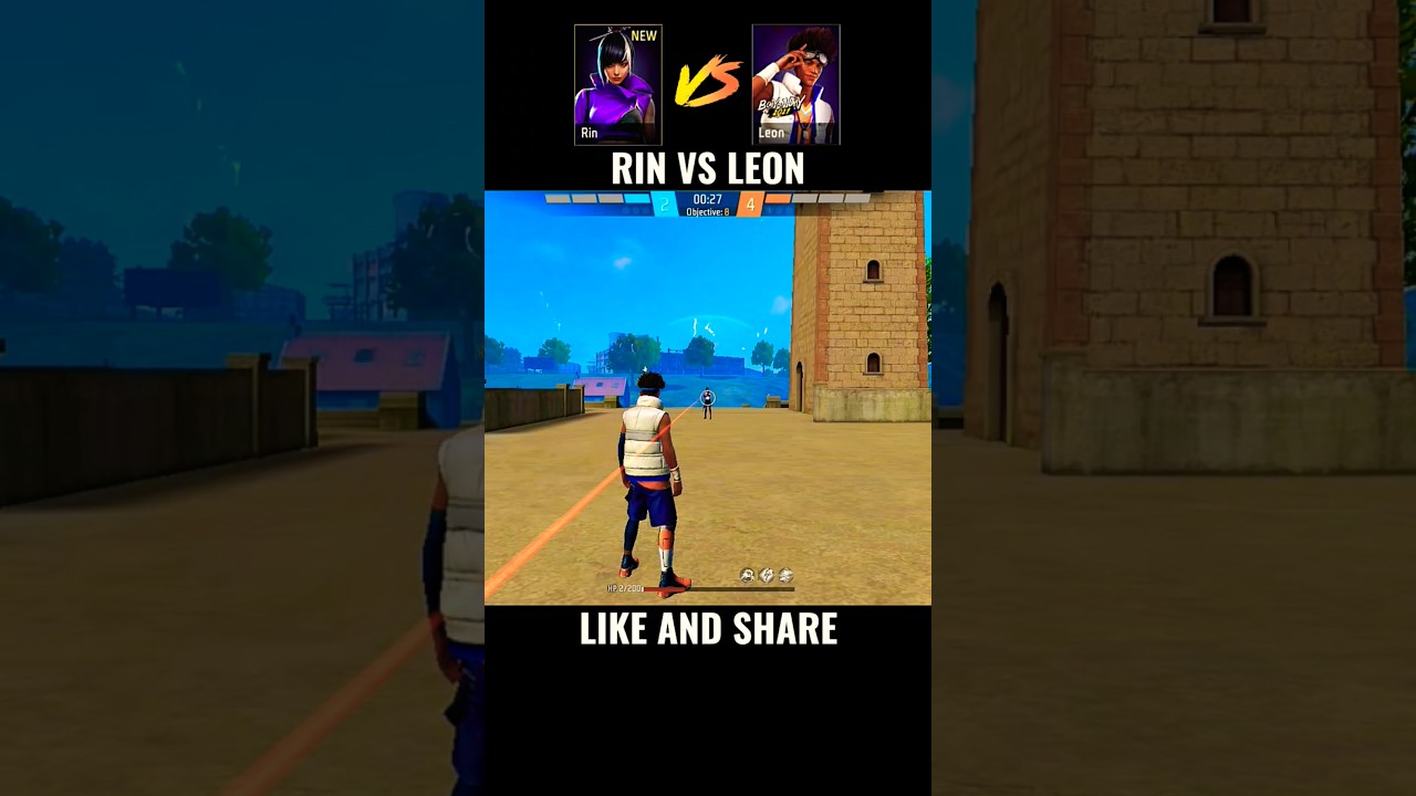 NEW CHARACTER - RIN VS LEON || 