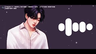 Touch It ! Busta Rhymes ! Remix  | BTS !  V Attitude Ringtone | Attitude Music | Background Music |