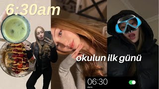 OKULUN İLK GÜNÜ VLOG!🫰~Derin Su Özcan