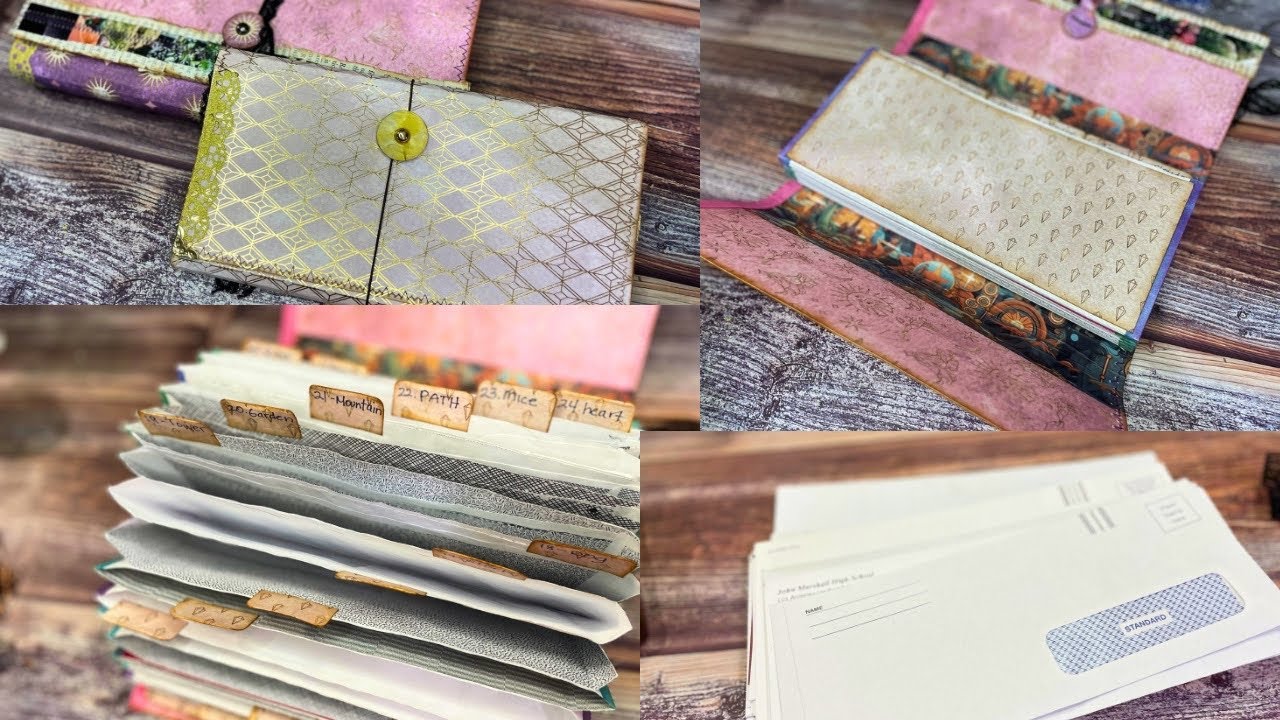 DIY Expandable File Folder from Junk Mail | Easy Envelope Organizer Using Scrap Paper!