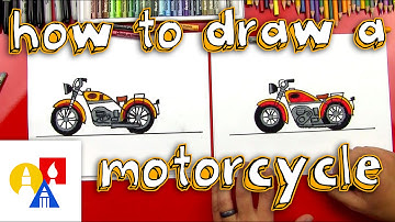 How To Draw A Motorcycle