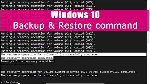 CMD : Backup & Restore Windows Computer using Command prompt | NETVN