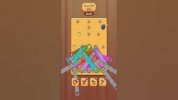 Wood Nuts & Bolts Level 196 #games #woodpuzzlegame #gaming #woodenpuzzle #woodgame #woodnutsandbolts