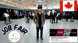 Job Fair 2024 at Conestoga College, Main Campus in Doon Valley, Kitchener 🇨🇦