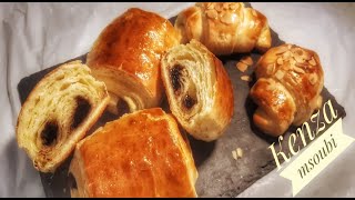 PAIN AU CHOCOLAT ?بتي بان بالشكلاط  كروصة مورقة بطريقة بسيطة