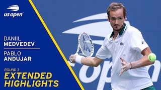 Daniil Medvedev vs Pablo Andújar Extended Highlights | 2021 US Open Round 3