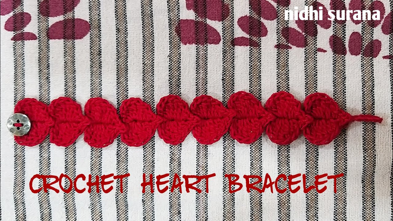 Crochet Heart Coaster Pattern