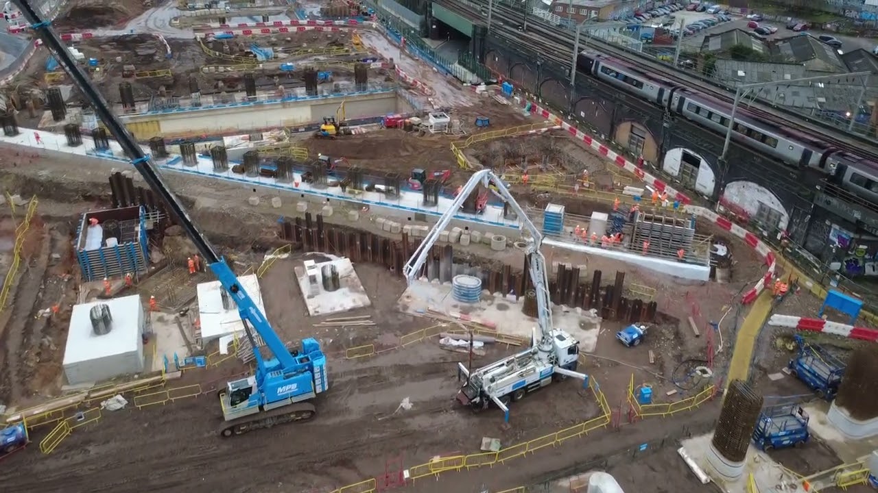 HS2 Curzon St Station - Birmingham - 19/02/2026