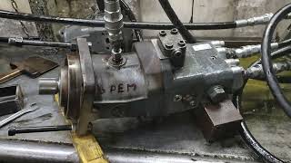 ГТС Испытания на стенде гидромотора/ Testing hydraulic pumps 165036