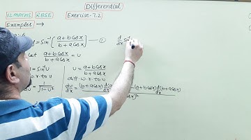 Differential. Exercise7.2,  example 6. 12 Maths, (RBSE). Technical Maths by Pradeep Soni