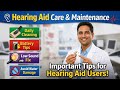Hearing aid care and maintenance #tips for hearing aids