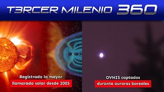 Registrada la mayor llamarada solar desde 2005 | OVNIS captados durante auroras boreales