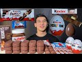 ASMR CHOCOLATE ICE CREAM Kinder Nutella Tico HERSHEY’S DESSERT MUKBANG 아이스크림 초콜릿 킨더 부에노 티코 먹방 Eating