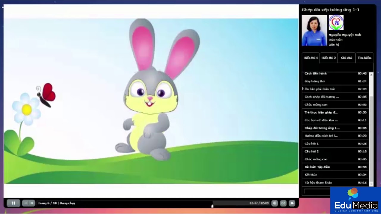 Bài giảng PowerPoint: LQVT: Xếp tương ứng 1-1