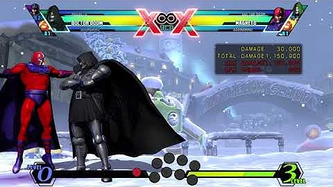 Mag/Dorm/Doom throw combo out of corner 1.15m