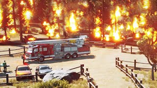 Huge Forest Fire in Firefighting Simulator! screenshot 5