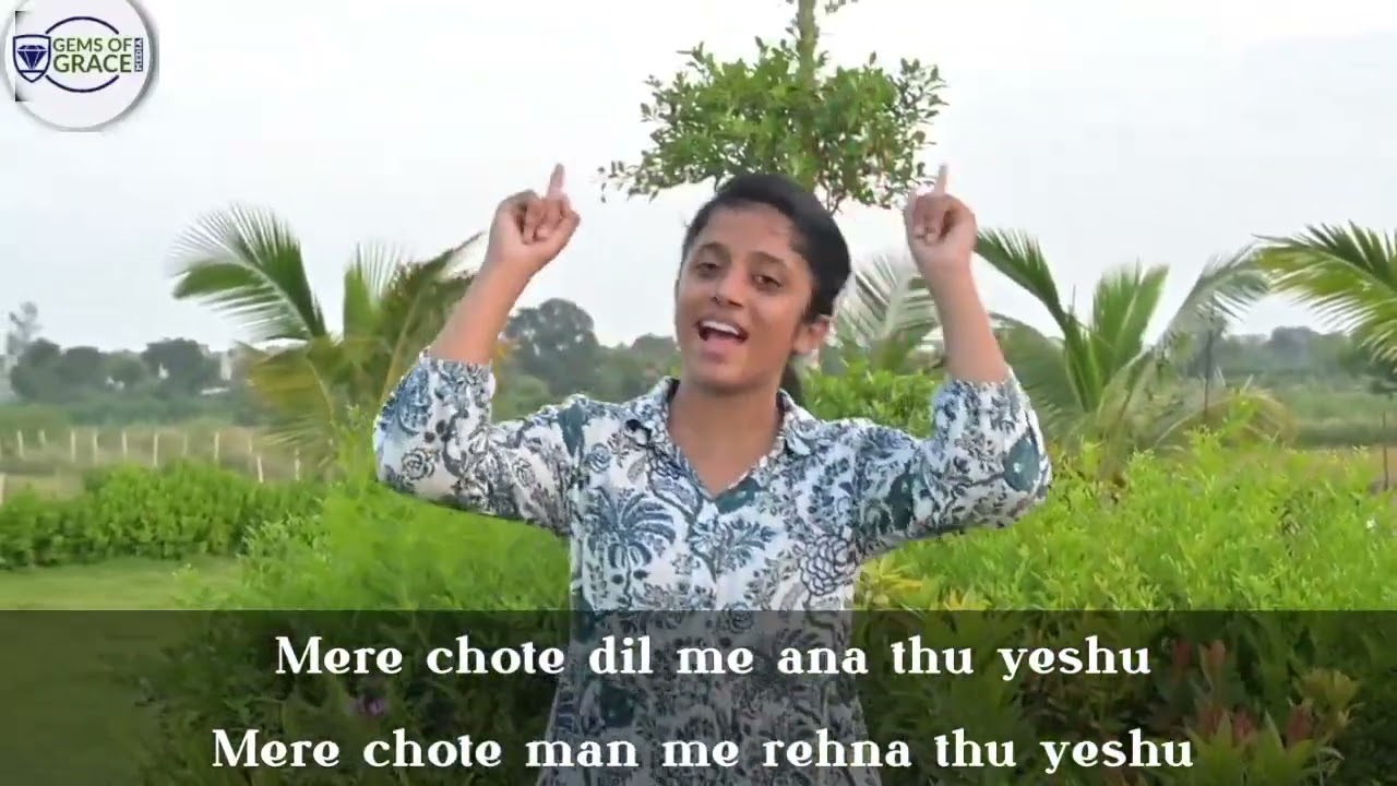Mere chote dil me ana thu Yeshu - Hindi Kids Action Song