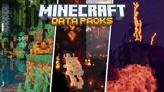 3 AMAZING Data Packs/Mods That Completely Overhaul Minecraft!