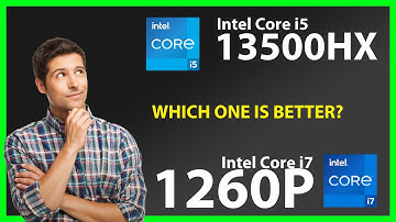 INTEL Core i5 13500HX vs INTEL Core i7 1260P Technical Comparison