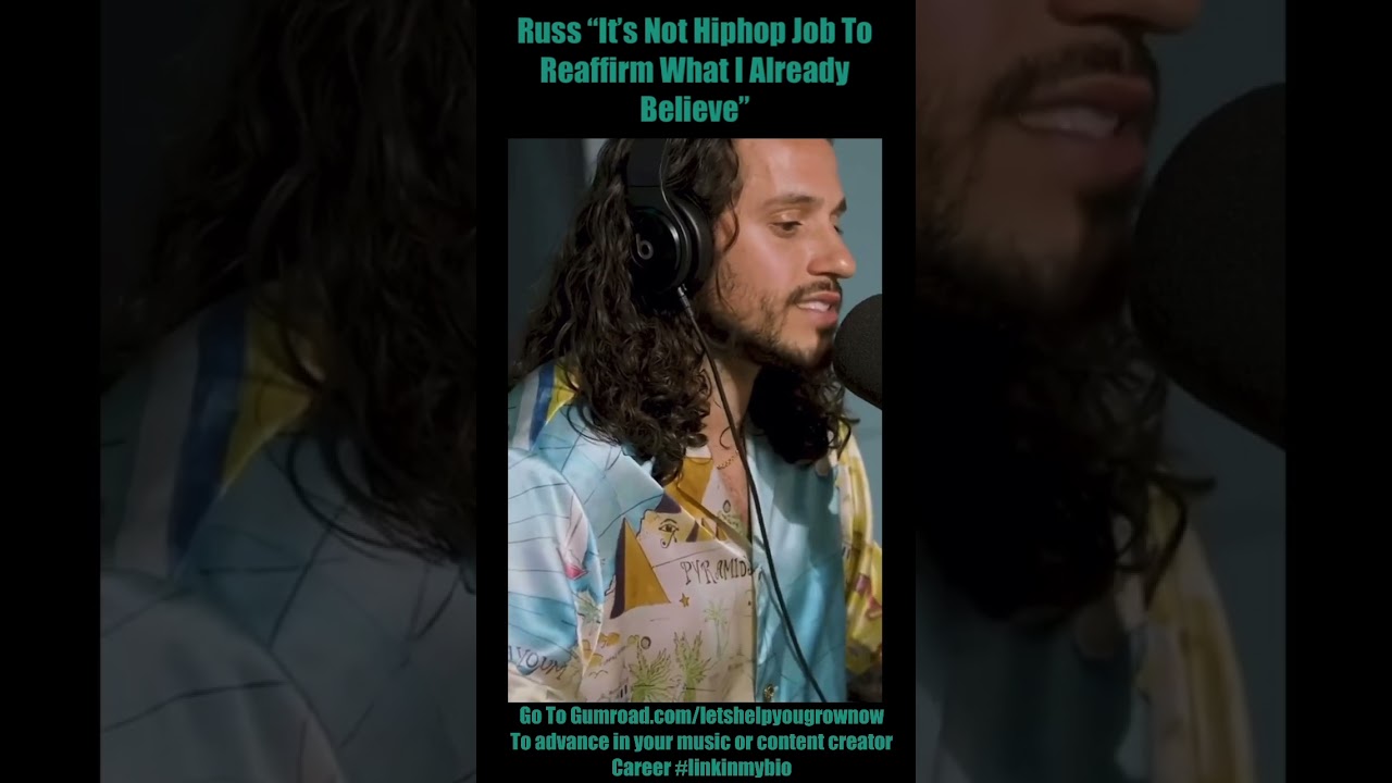 Watch Russ “Its Not Hiphop Job To Reaffirm What I Already Believe” on YouTube Watch Russ “Its Not Hiphop Job To Reaffirm What I Already Believe” on YouTube