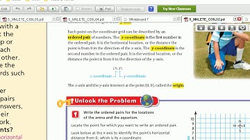 Ordered pairs Lesson 9.2