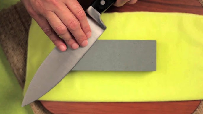 Cómo afilar un cuchillo con la piedra al agua🔪Trucos de cocina 