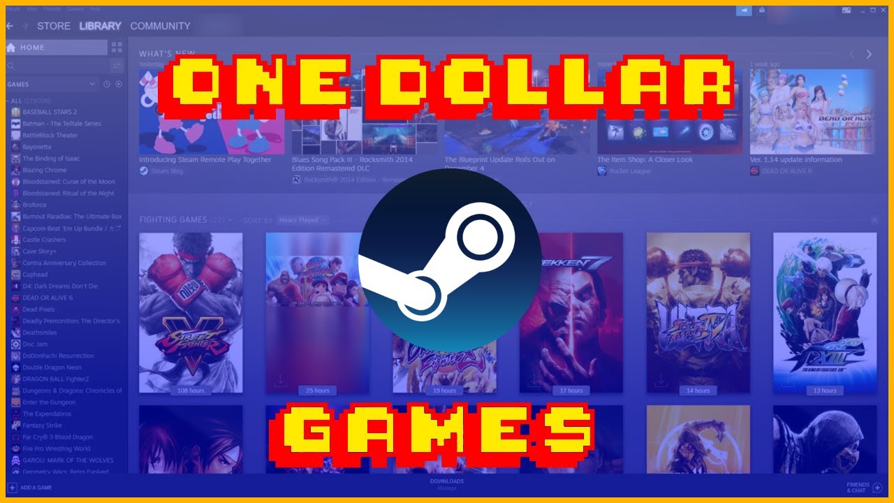 PLAYING $1 STEAM GAMES!!! - YouTube