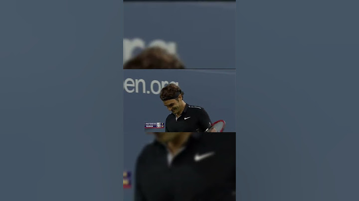 Federer's Gift to Jordan. 🎁 #usopen