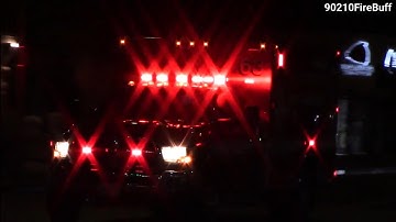 LAFD Rescue 63 Transporting Code 3 to Cedars