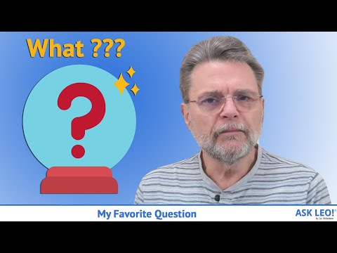 My Favorite Question