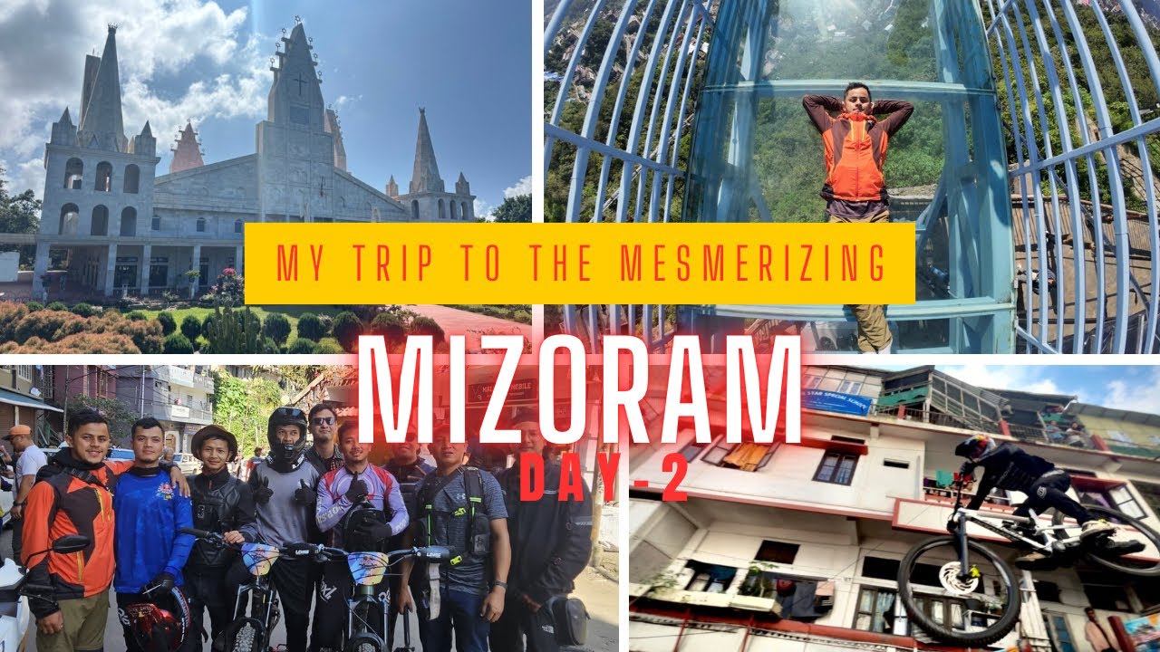 Day-2 Peit kane phin tip lut shaphang ka MIZORAM || Aizawl-RedbullTlang-SolomonTemple-SkyWalk-Reiek