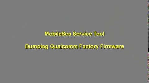 How to Read Firmware by MobileSea Service Tool in EDL Mode