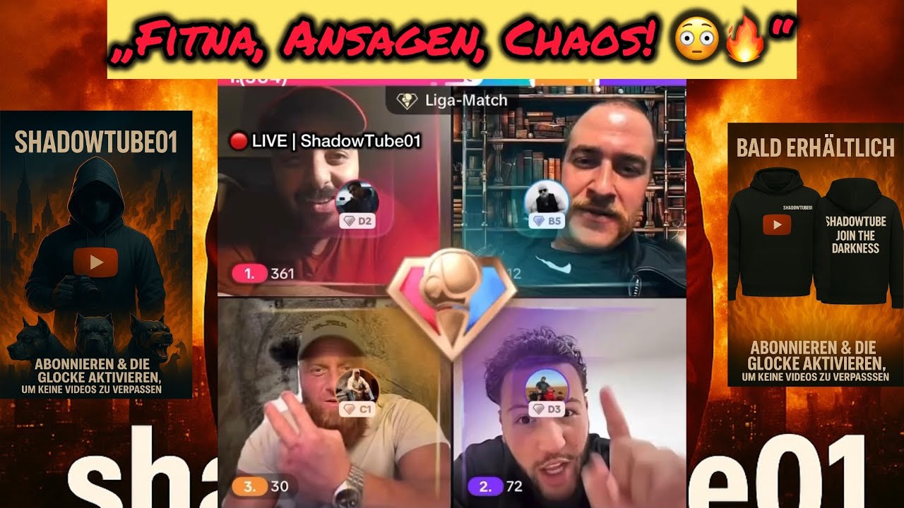 „A.B.K & BARRELO LIVE – komplettes CHAOS! 😳🔥 Hamza Gym, Abu Asman & Kürt Ibo eskalieren alles! 🔴