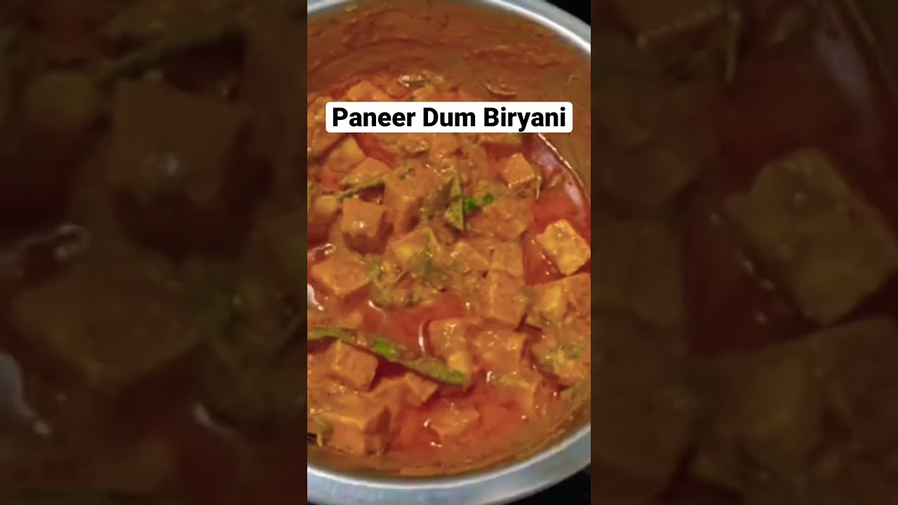 Paneer Dum Biryani 