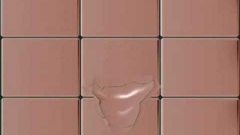 3D Clear Blob morph animation test