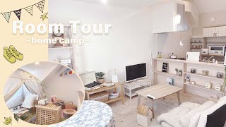 【ルームツアー】見せる収納で理想の同棲 | ロフトでおうちキャンプ×プロジェクター | メゾネットタイプの1LDK| room tour