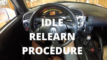 Idle Relearn Procedure | Honda S2000